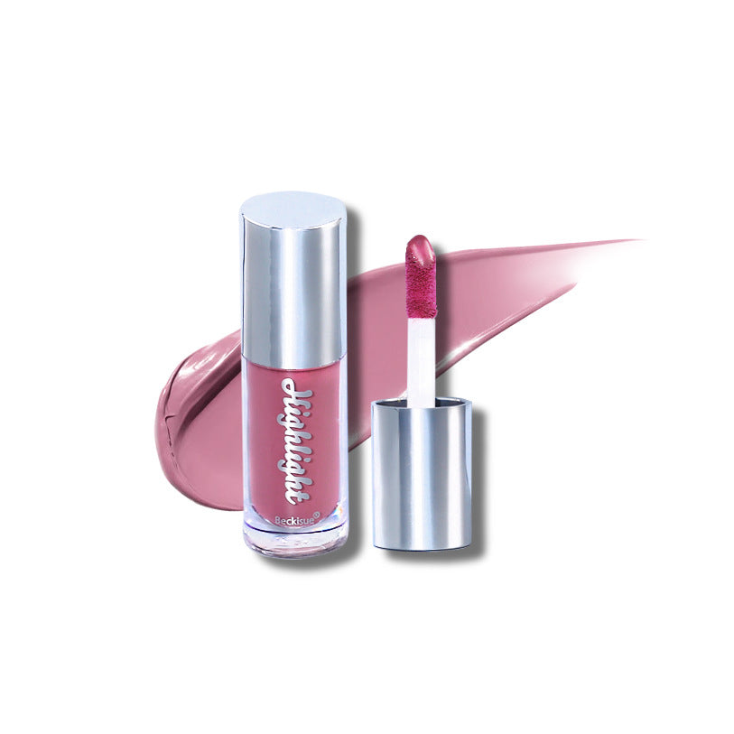 High Gloss Nude Lip Gloss with Mirror Finish