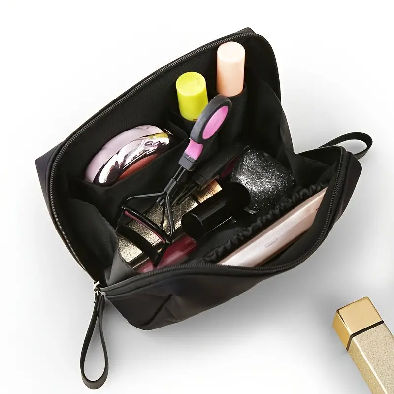 Compact Waterproof Makeup Bag for On-the-Go Glamour