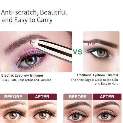 Portable & Rechargeable Painless Eyebrow Hair Remover