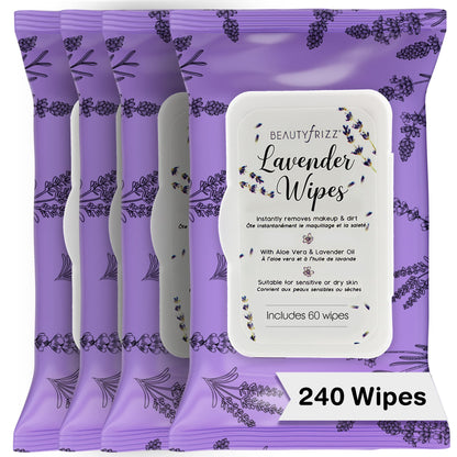 BeautyFrizz Lavender Face Wipes