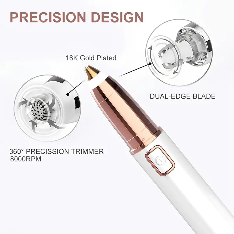Portable & Rechargeable Painless Eyebrow Hair Remover